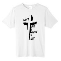 I CanT But I Know A Guy Jesus Cross Christian Christmas Tall Fusion ChromaSoft Performance T-Shirt