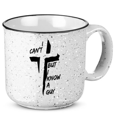 I CanT But I Know A Guy Jesus Cross Christian Christmas 15oz Campfire Ceramic Mug