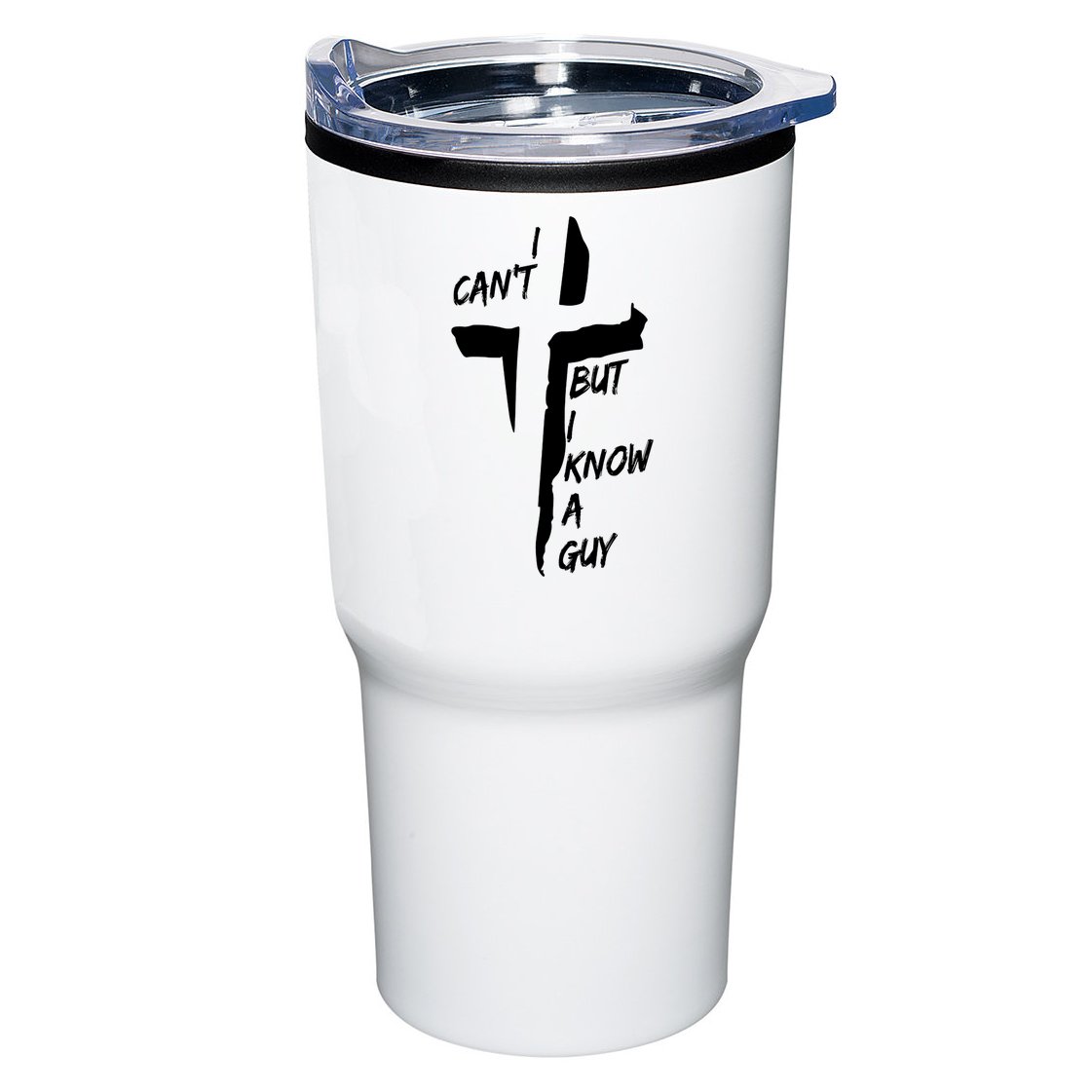 I CanT But I Know A Guy Jesus Cross Christian Christmas Tumbler