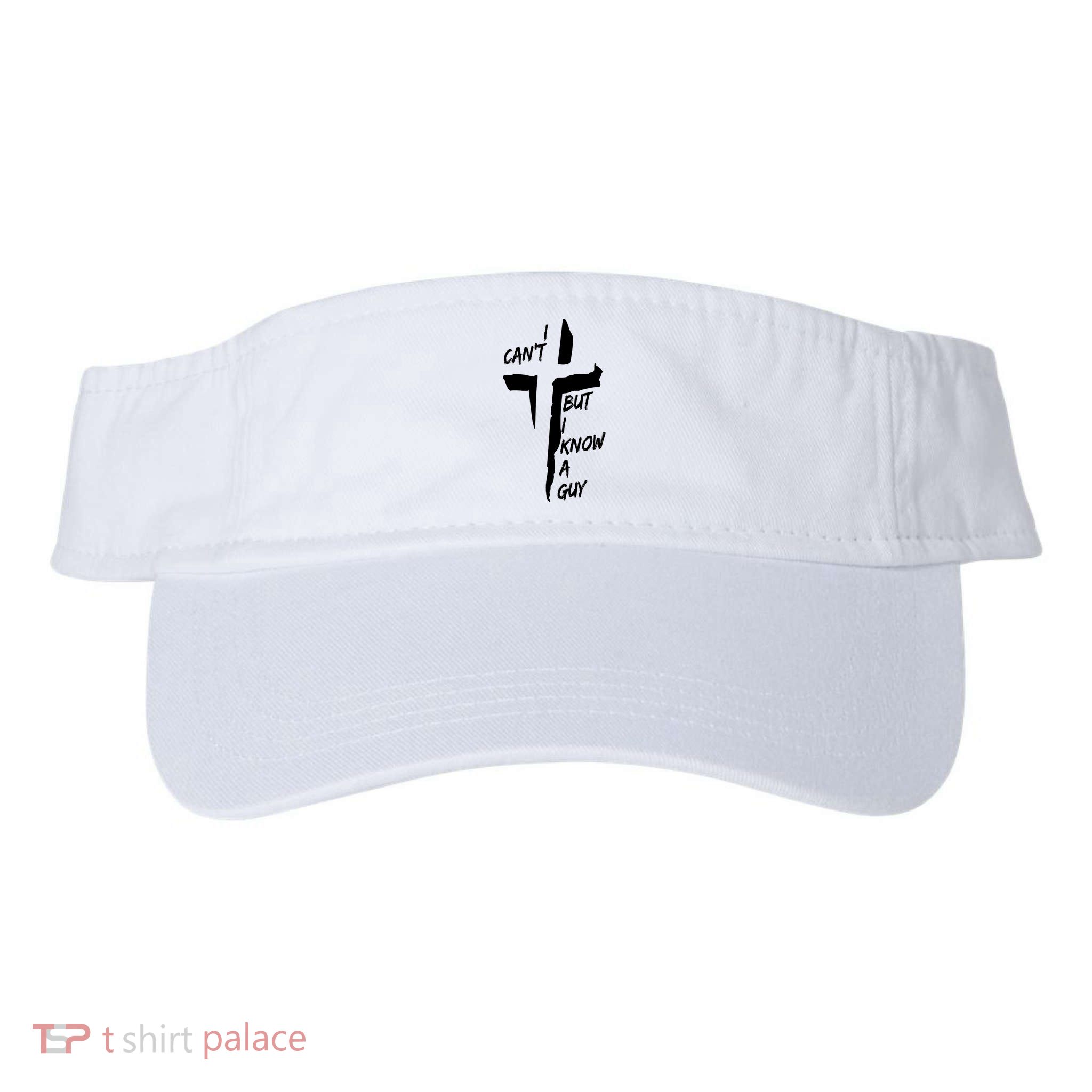 I CanT But I Know A Guy Jesus Cross Christian Christmas Visor