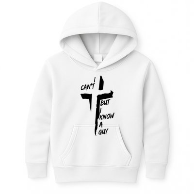 I CanT But I Know A Guy Jesus Cross Christian Christmas Kids Hoodie