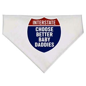 Interstate Choose Better Baby Daddies USA-Made Doggie Bandana