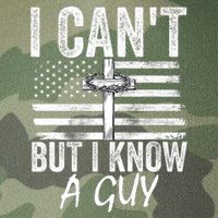 I Cant But I Know A Guy Jesus Cross Funny Christian Legacy Tie Dye Trucker Hat