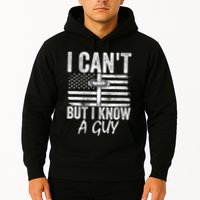 I Cant But I Know A Guy Jesus Cross Funny Christian Hoodie