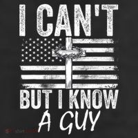 I Cant But I Know A Guy Jesus Cross Funny Christian 25L Jumbo Tote
