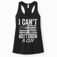 I Cant But I Know A Guy Jesus Cross Funny Christian Womens Tank Top