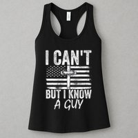 I Cant But I Know A Guy Jesus Cross Funny Christian Womens Tank Top