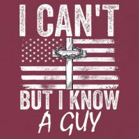 I Cant But I Know A Guy Jesus Cross Funny Christian 16oz Travel Tumbler