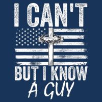 I Cant But I Know A Guy Jesus Cross Funny Christian Infant Baby Jersey Bodysuit