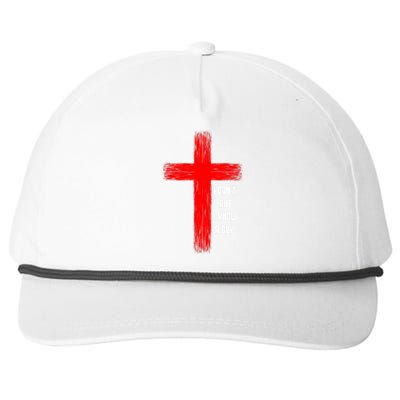 I Cant But I Know A Guy Jesus Cross Snapback Five-Panel Rope Hat