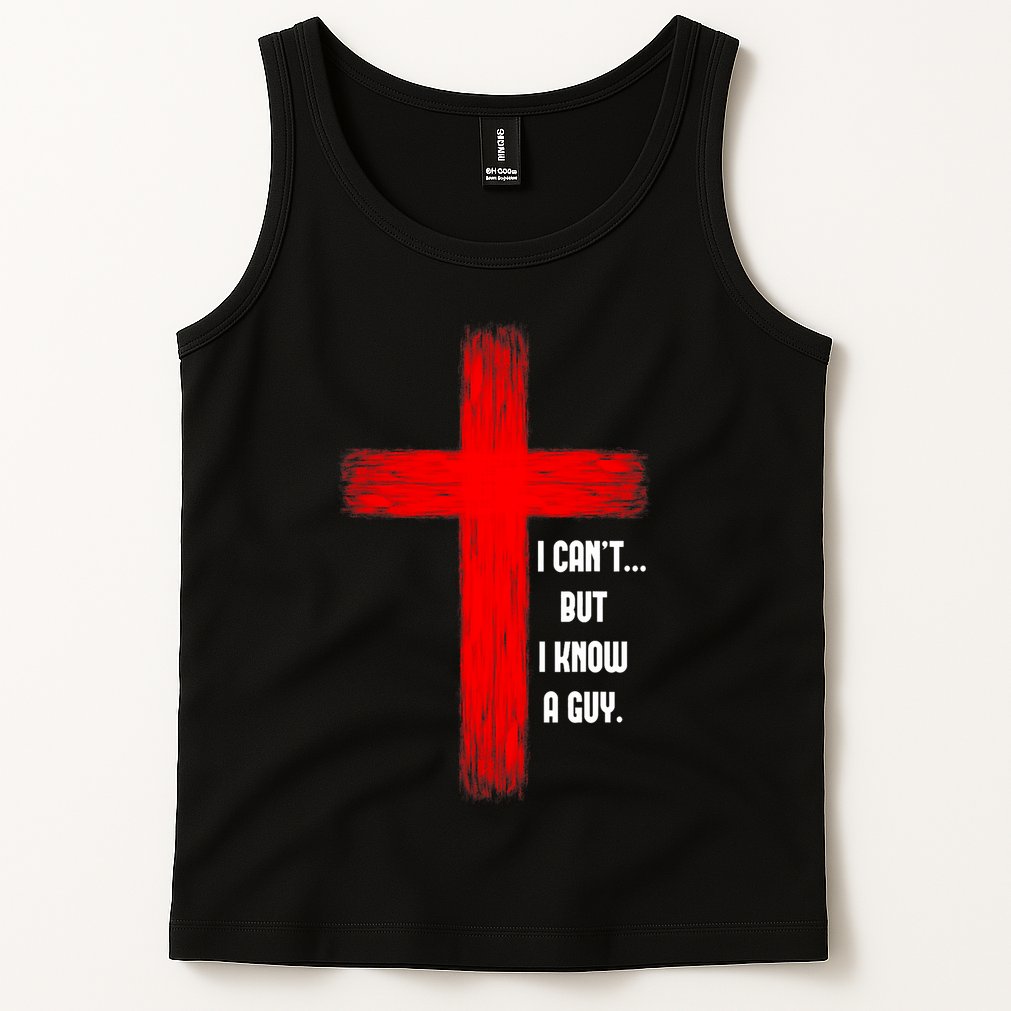 I Cant But I Know A Guy Jesus Cross Tank Top