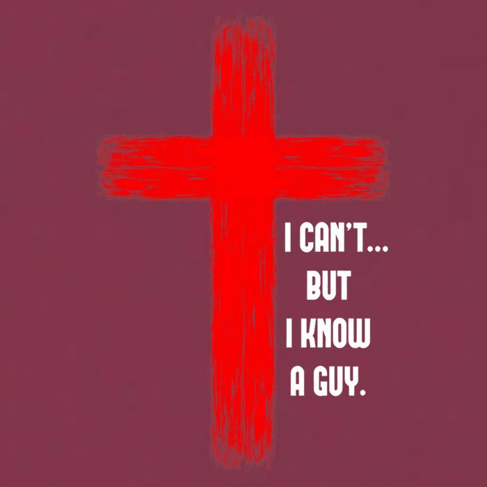 I Cant But I Know A Guy Jesus Cross 16oz Travel Tumbler