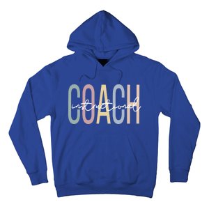 Instructional Coach Boho Instructional Coaching Meaningful Gift Hoodie