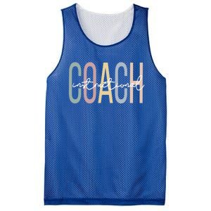 Instructional Coach Boho Instructional Coaching Meaningful Gift Mesh Reversible Basketball Jersey Tank