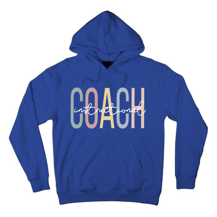 Instructional Coach Boho Instructional Coaching Meaningful Gift Tall Hoodie