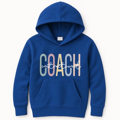 Instructional Coach Boho Instructional Coaching Meaningful Gift Kids Hoodie