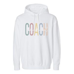 Instructional Coach Boho Instructional Coaching Meaningful Gift Garment-Dyed Fleece Hoodie