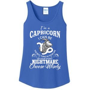 I Can Be! Capricorn Zodiac Sign Birthday Gift Ladies Essential Tank