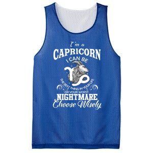 I Can Be! Capricorn Zodiac Sign Birthday Gift Mesh Reversible Basketball Jersey Tank