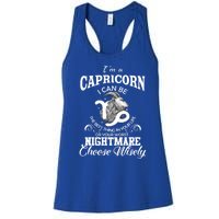 I Can Be! Capricorn Zodiac Sign Birthday Gift Women's Racerback Tank