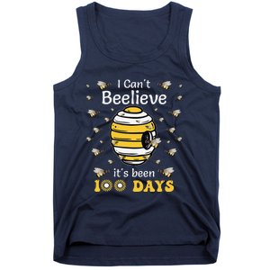 I CanT Believe Its Been 100 Days Funny Bee 100th Day School Tank Top