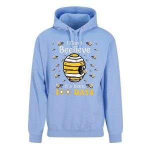 I CanT Believe Its Been 100 Days Funny Bee 100th Day School Unisex Surf Hoodie