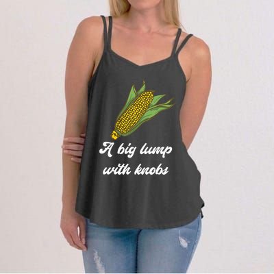 It's Corn Cone A Big Lump With Knobs Corn Corn Tok Women's Strappy Tank