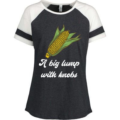 It's Corn Cone A Big Lump With Knobs Corn Corn Tok Enza Ladies Jersey Colorblock Tee