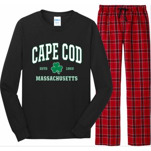 Irish Cape Cod Gift St Patricks Day Gift Mass Usa Long Sleeve Pajama Set