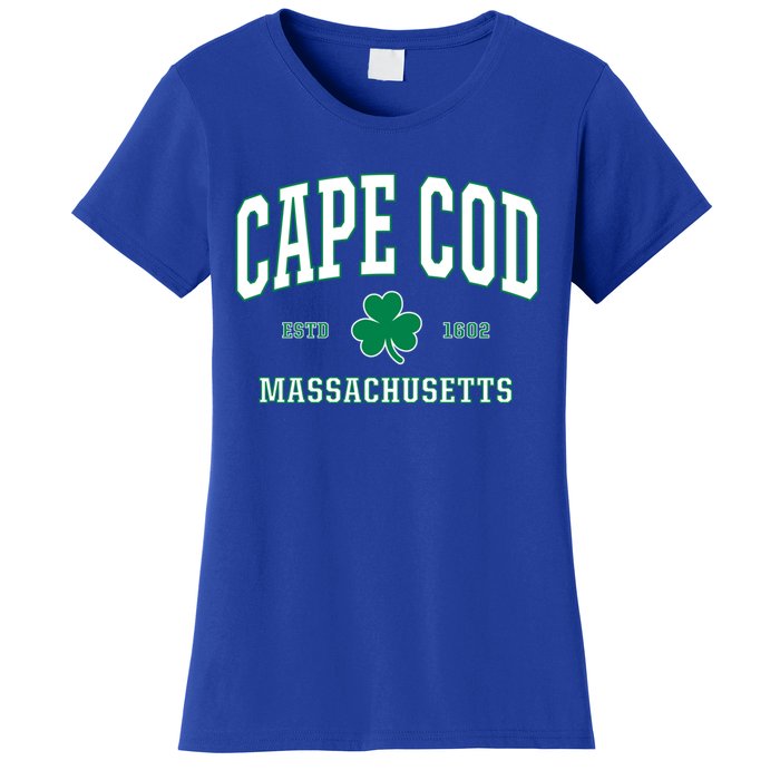 Irish Cape Cod Gift St Patricks Day Gift Mass Usa Women's T-Shirt