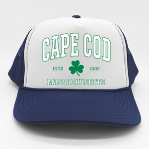 Irish Cape Cod Gift St Patricks Day Gift Mass Usa Trucker Hat