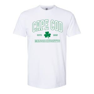 Irish Cape Cod Gift St Patricks Day Gift Mass Usa Softstyle CVC T-Shirt