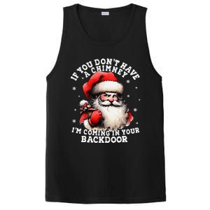 I Can Come Down Your Chimney But I Prefer The Back Door Xmas PosiCharge Competitor Tank