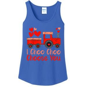 I Choo Choo Choose You Cute Train Heart Valentines Day Gift Ladies Essential Tank