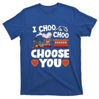 I Choo Choo Choose You Valentines Train Railroad Gift T-Shirt