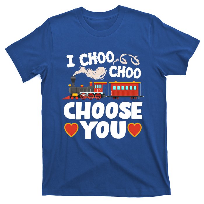 I Choo Choo Choose You Valentines Train Railroad Gift T-Shirt