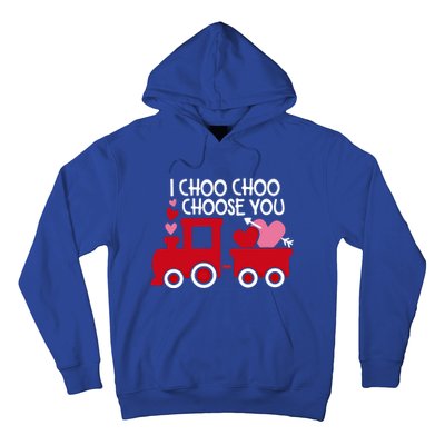 I Choo Choo Choose You Gift Funny Train Valentines Day Gift Hoodie