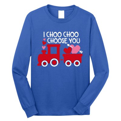 I Choo Choo Choose You Gift Funny Train Valentines Day Gift Long Sleeve Shirt