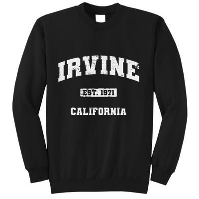 Irvine California Ca Vintage State Athletic Style Sweatshirt