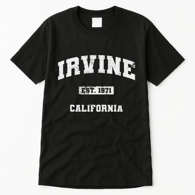 Irvine California Ca Vintage State Athletic Style Tall T-Shirt