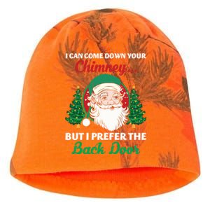 I Can Come Down Your Chimney Funny Dirty Santa Jokes Adult Funny Gift Kati - Camo Knit Beanie