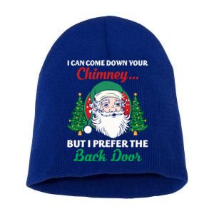 I Can Come Down Your Chimney Funny Dirty Santa Jokes Adult Funny Gift Short Acrylic Beanie