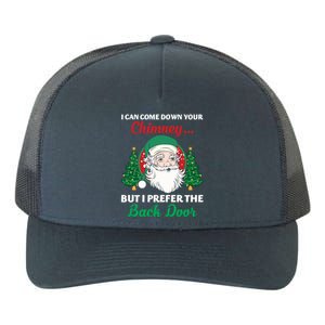 I Can Come Down Your Chimney Funny Dirty Santa Jokes Adult Funny Gift Yupoong Adult 5-Panel Trucker Hat