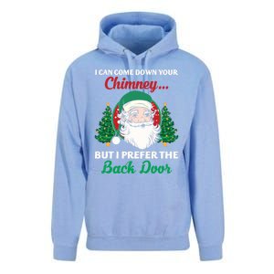 I Can Come Down Your Chimney Funny Dirty Santa Jokes Adult Funny Gift Unisex Surf Hoodie