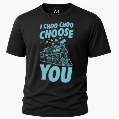 I Choo Choo Choose You Train Themed Valentines Day Funny Gift Performance Shirt