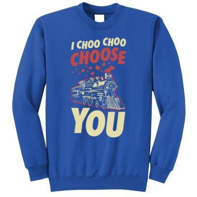 I Choo Choo Choose You Train Themed Valentines Day Meaningful Gift Sweatshirt