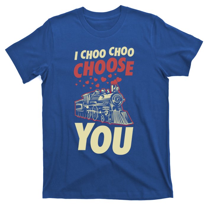 I Choo Choo Choose You Train Themed Valentines Day Meaningful Gift T-Shirt