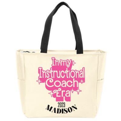 Instructional Coach Christmas Ornament Teacher Mentor Holiday Zip Tote Bag