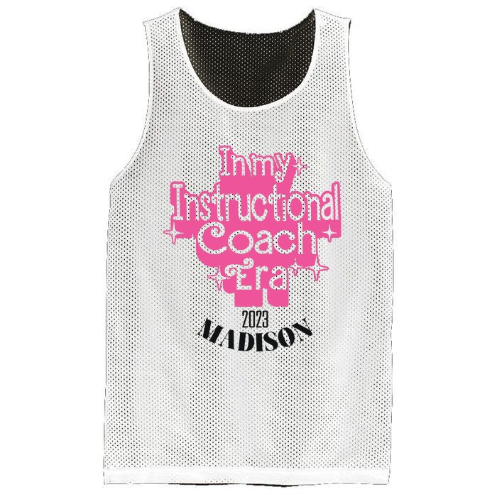 Instructional Coach Christmas Ornament Teacher Mentor Holiday Mesh Reversible Basketball Jersey Tank