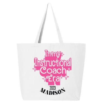 Instructional Coach Christmas Ornament Teacher Mentor Holiday 25L Jumbo Tote